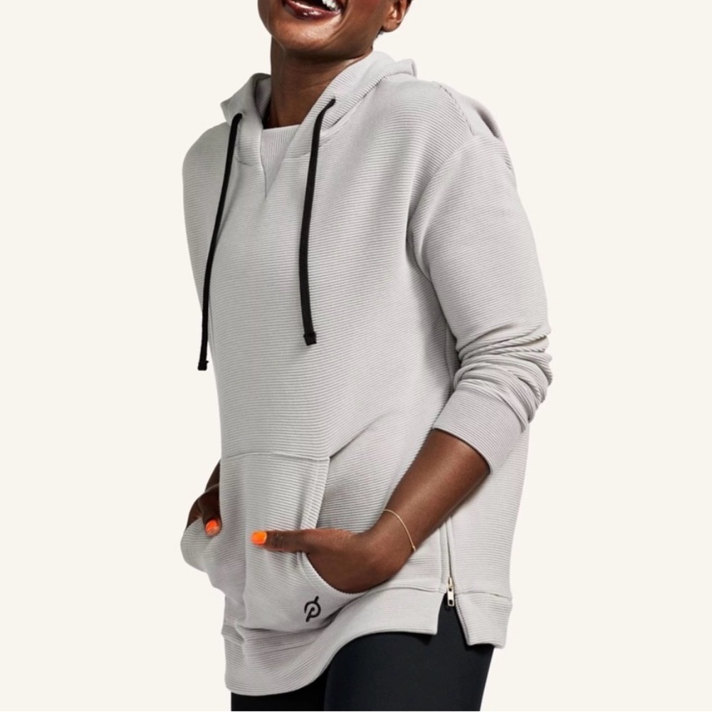 Peloton Women’s Ribbed Side Zip Oversized Hoodie
